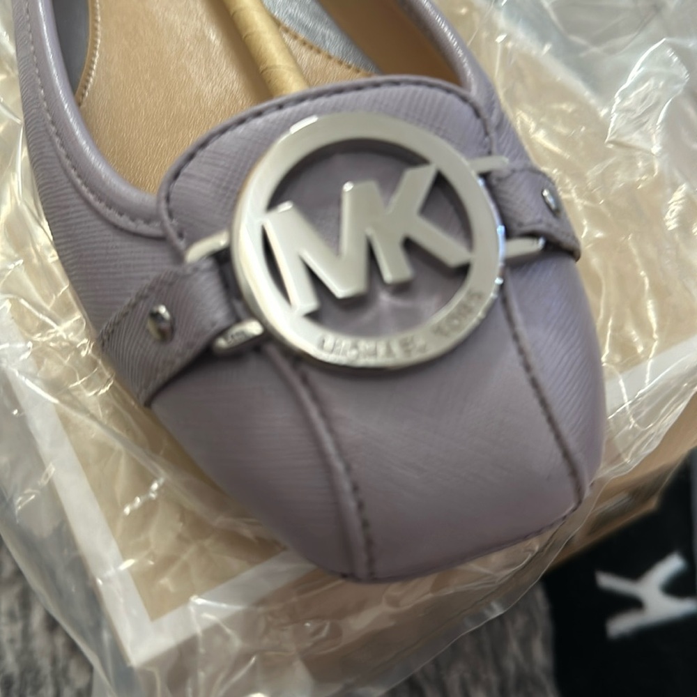 🔥🔥NWT Michael Kors Fulton Moc Lilac Leather🔥🔥